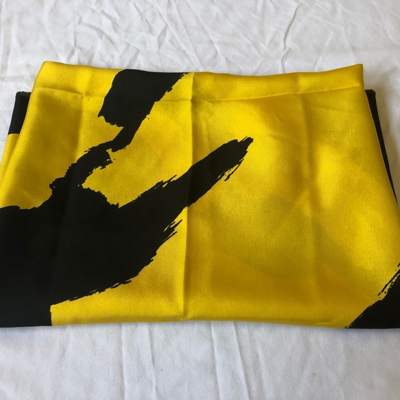 Vintage Balenciaga Scarf - black/yellow - Picture 1 of 5